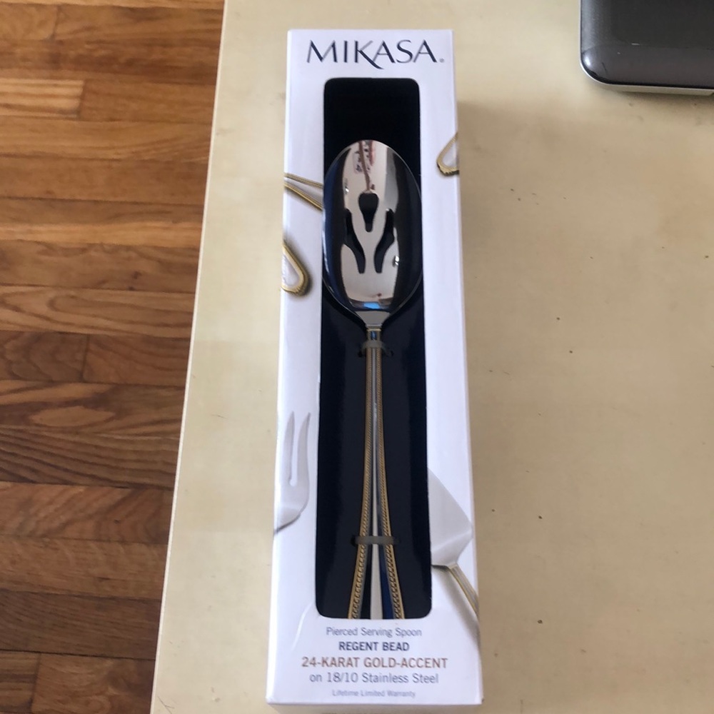 Mikasa Pierced Serving Spoon